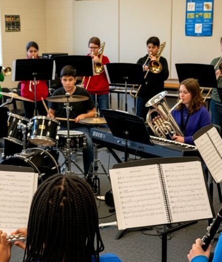 Jeunes en apprentissage musical à l’école